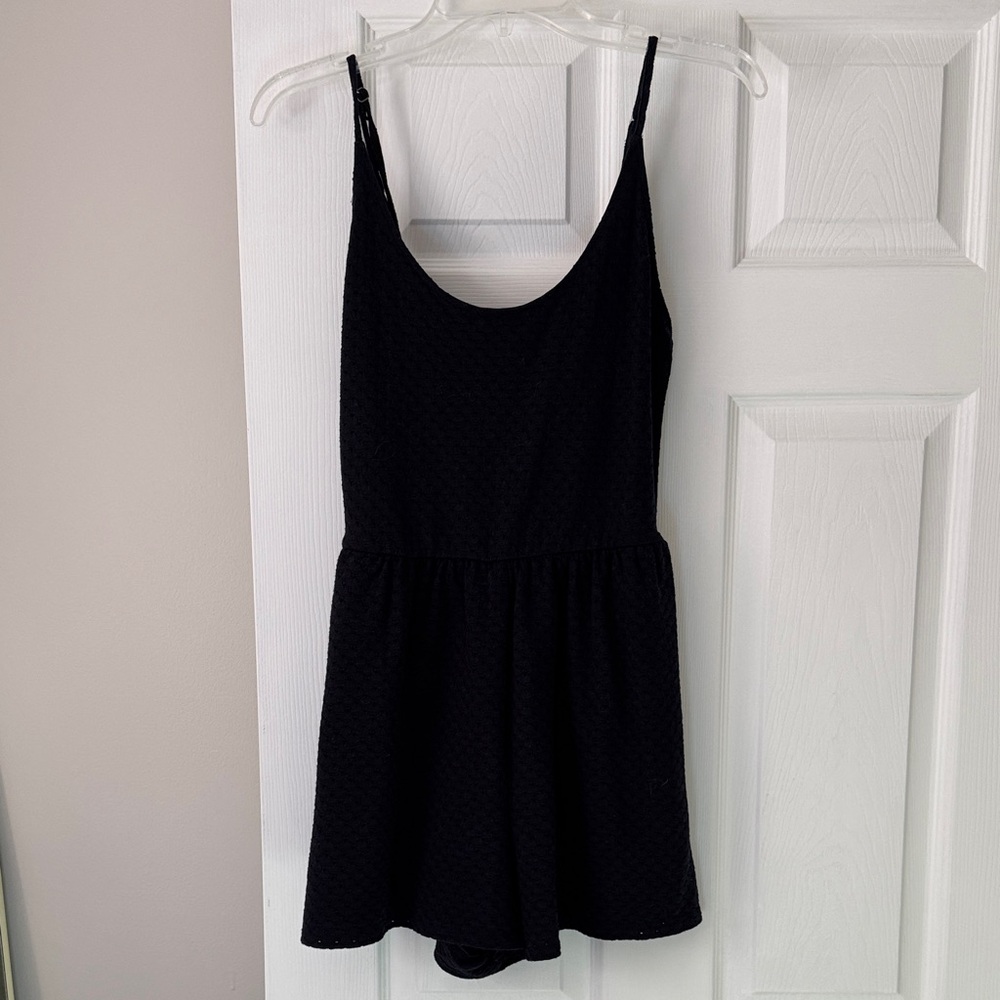 Wild Fable Black Eyelet Romper